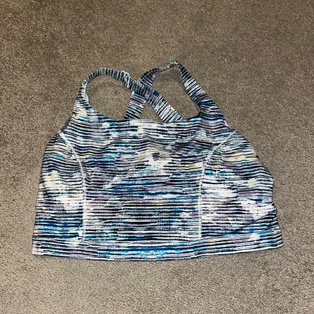 Lululemon long line cross back sports bra